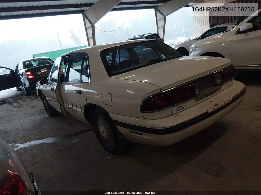 1999 Buick Lesabre Custom VIN: 1G4HP52K2XH450735 Lot: 45409291