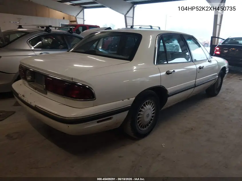 1999 Buick Lesabre Custom VIN: 1G4HP52K2XH450735 Lot: 45409291
