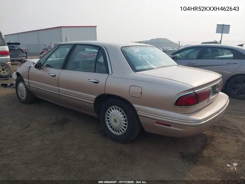 1999 Buick Lesabre Limited VIN: 1G4HR52KXXH462643 Lot: 45640387