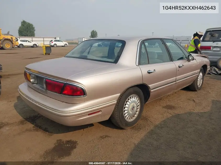 1999 Buick Lesabre Limited VIN: 1G4HR52KXXH462643 Lot: 45640387