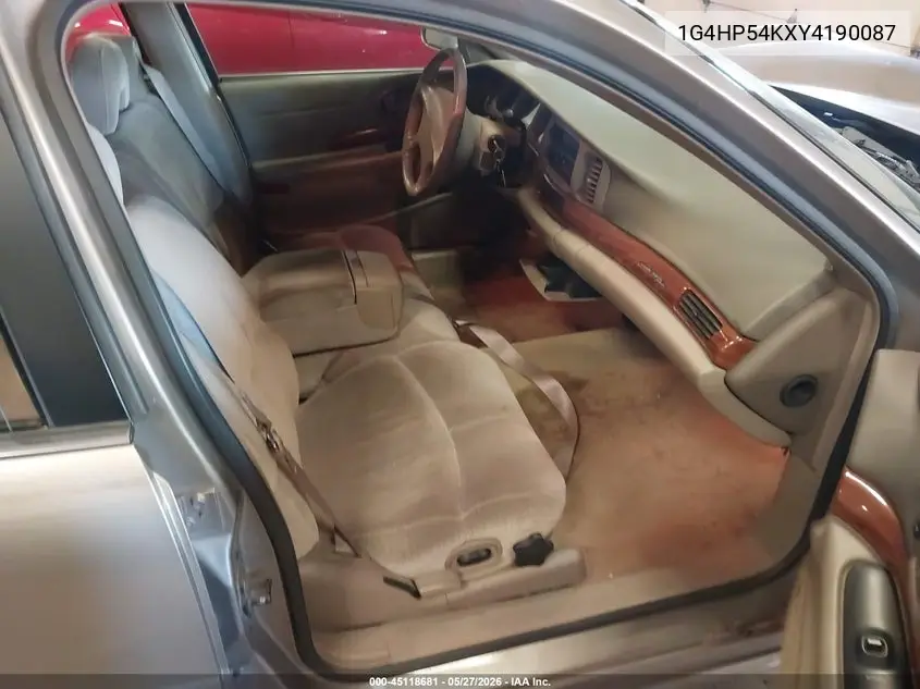 2000 Buick Lesabre Custom VIN: 1G4HP54KXY4190087 Lot: 45118681