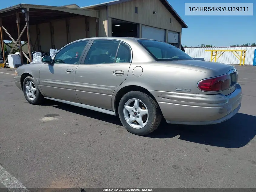 2000 Buick Lesabre Limited VIN: 1G4HR54K9YU339311 Lot: 45165125