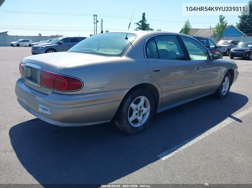 2000 Buick Lesabre Limited VIN: 1G4HR54K9YU339311 Lot: 45165125