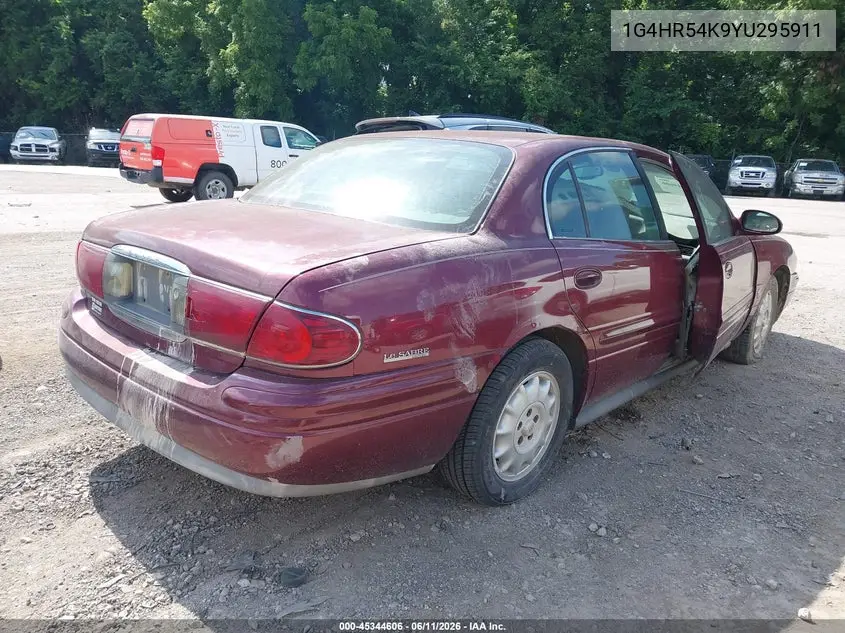 2000 Buick Lesabre Limited VIN: 1G4HR54K9YU295911 Lot: 45344606