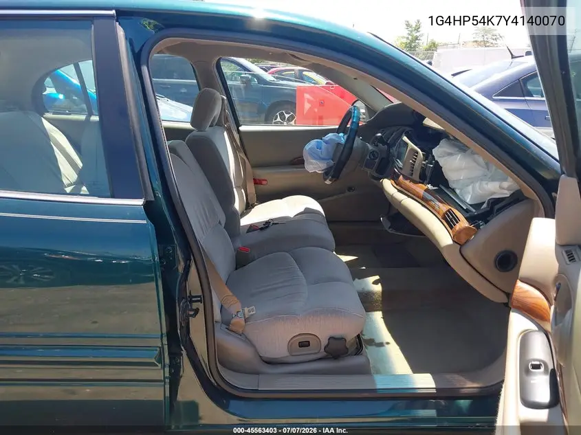 2000 Buick Lesabre Custom VIN: 1G4HP54K7Y4140070 Lot: 45563403
