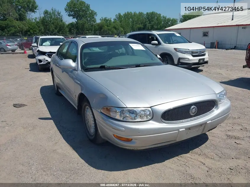 2000 Buick Lesabre Custom VIN: 1G4HP54K4Y4273465 Lot: 45566267