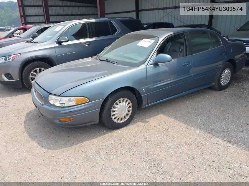 2000 Buick Lesabre Custom VIN: 1G4HP54K4YU309574 Lot: 45624680