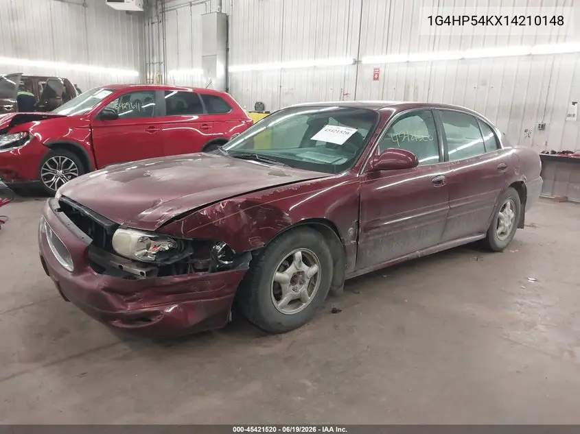 2001 Buick Lesabre Custom VIN: 1G4HP54KX14210148 Lot: 45421520