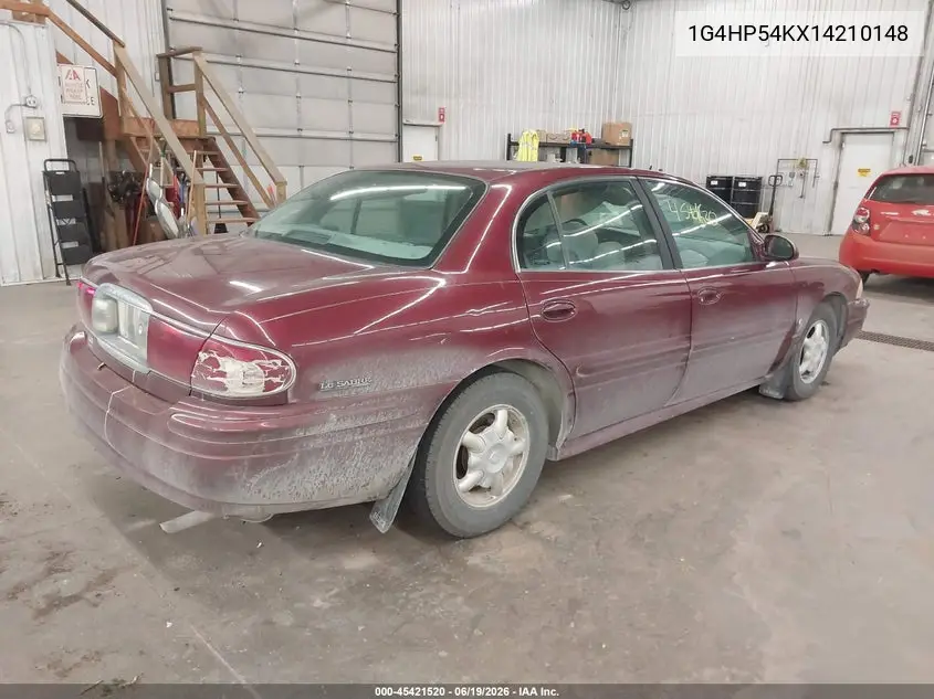 2001 Buick Lesabre Custom VIN: 1G4HP54KX14210148 Lot: 45421520