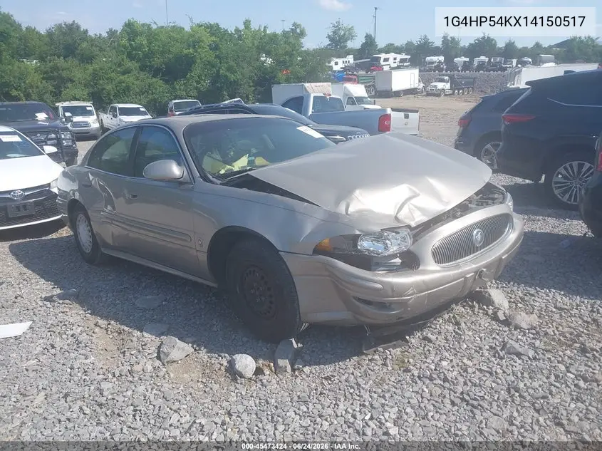 2001 Buick Lesabre Custom VIN: 1G4HP54KX14150517 Lot: 45473424