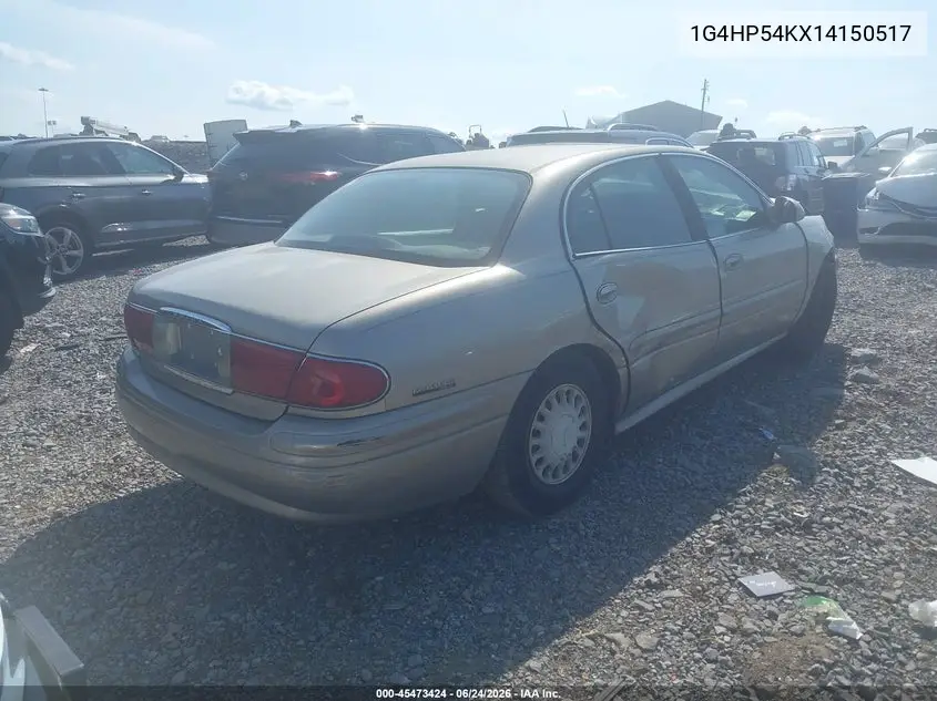 2001 Buick Lesabre Custom VIN: 1G4HP54KX14150517 Lot: 45473424
