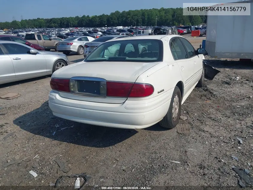 2001 Buick Lesabre Custom VIN: 1G4HP54K414156779 Lot: 45513194