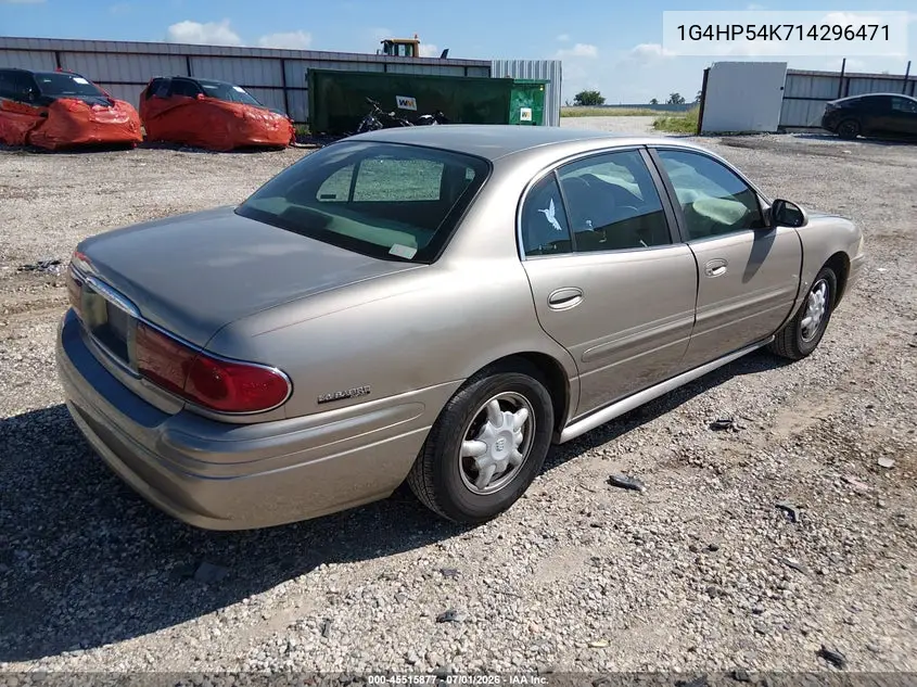 2001 Buick Lesabre Custom VIN: 1G4HP54K714296471 Lot: 45515877