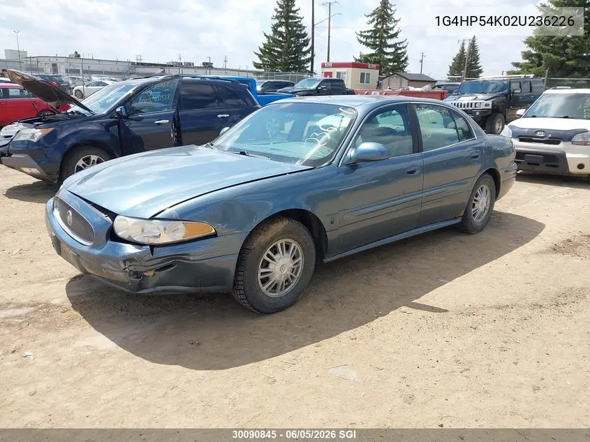 2002 Buick Lesabre Custom VIN: 1G4HP54K02U236226 Lot: 30090845