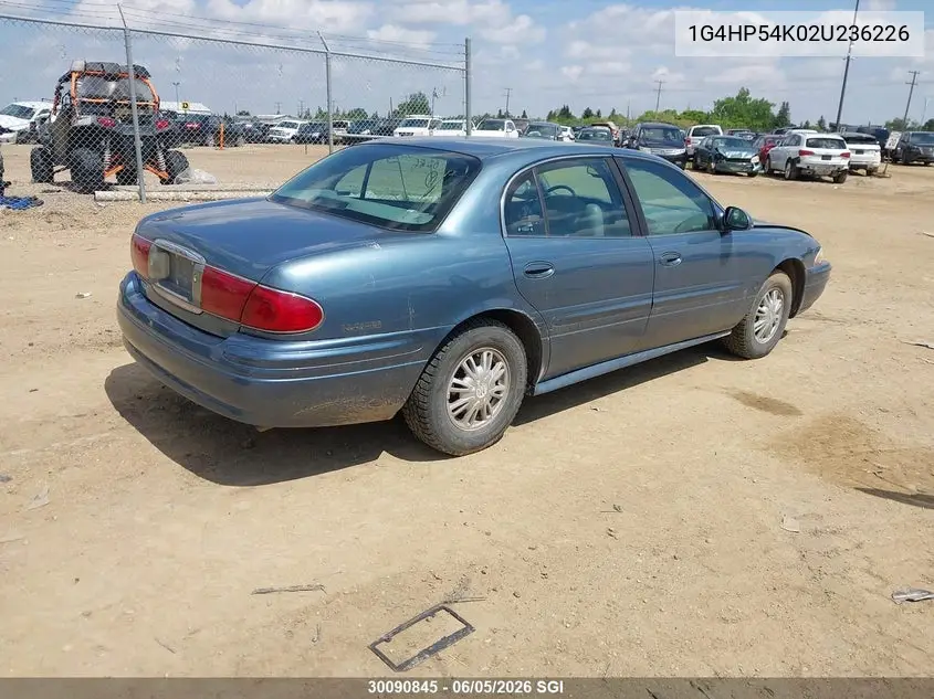 2002 Buick Lesabre Custom VIN: 1G4HP54K02U236226 Lot: 30090845