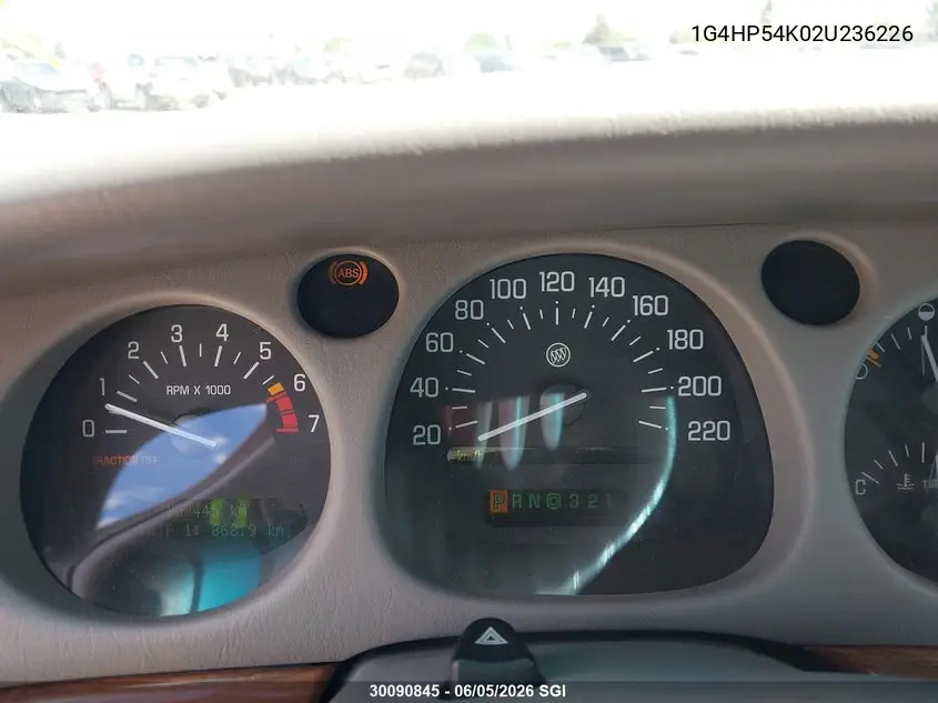 2002 Buick Lesabre Custom VIN: 1G4HP54K02U236226 Lot: 30090845
