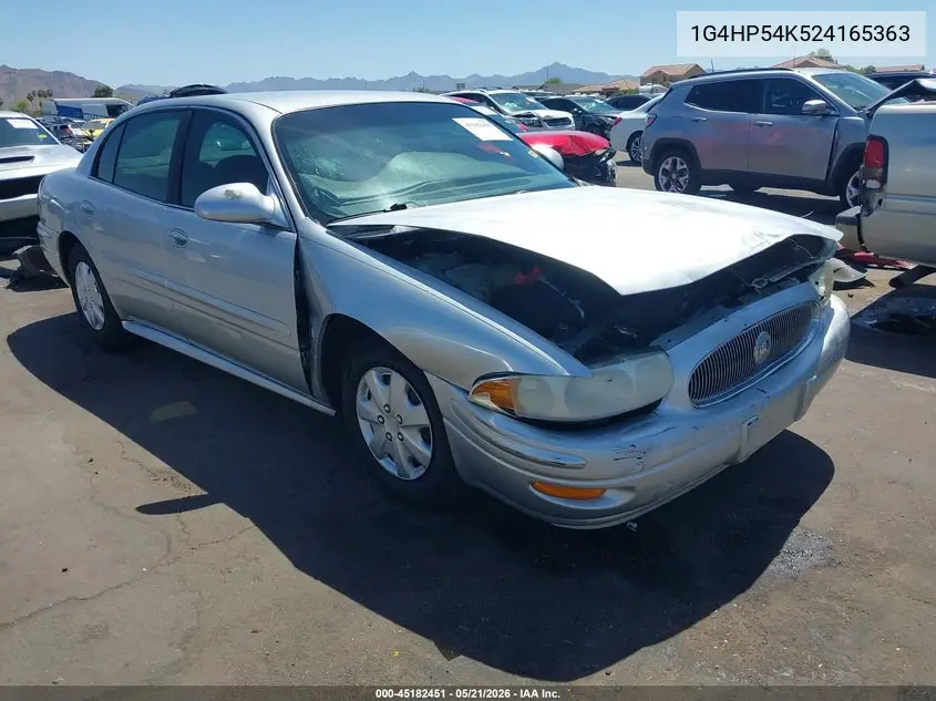 2002 Buick Lesabre Custom VIN: 1G4HP54K524165363 Lot: 45182451
