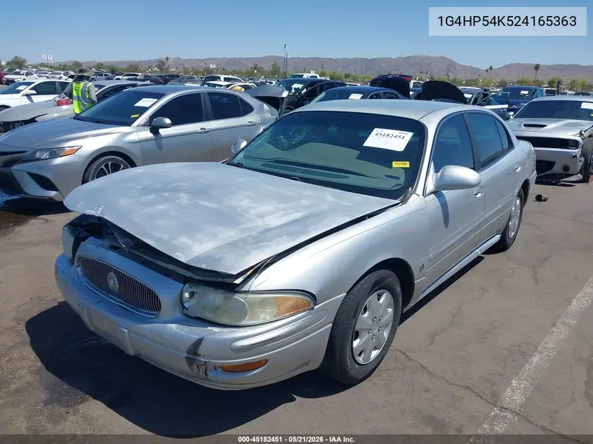 2002 Buick Lesabre Custom VIN: 1G4HP54K524165363 Lot: 45182451