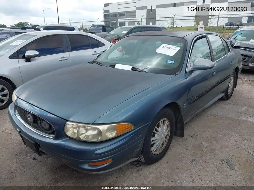 2002 Buick Lesabre Limited VIN: 1G4HR54K92U123093 Lot: 45280988