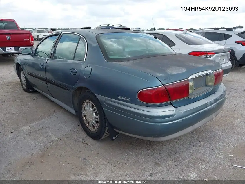 2002 Buick Lesabre Limited VIN: 1G4HR54K92U123093 Lot: 45280988