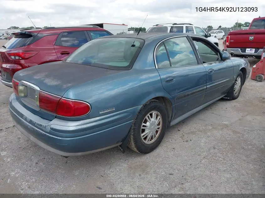 2002 Buick Lesabre Limited VIN: 1G4HR54K92U123093 Lot: 45280988