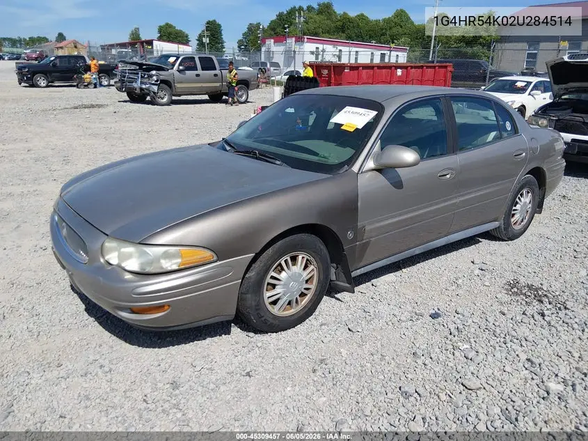 2002 Buick Lesabre Limited VIN: 1G4HR54K02U284514 Lot: 45309457