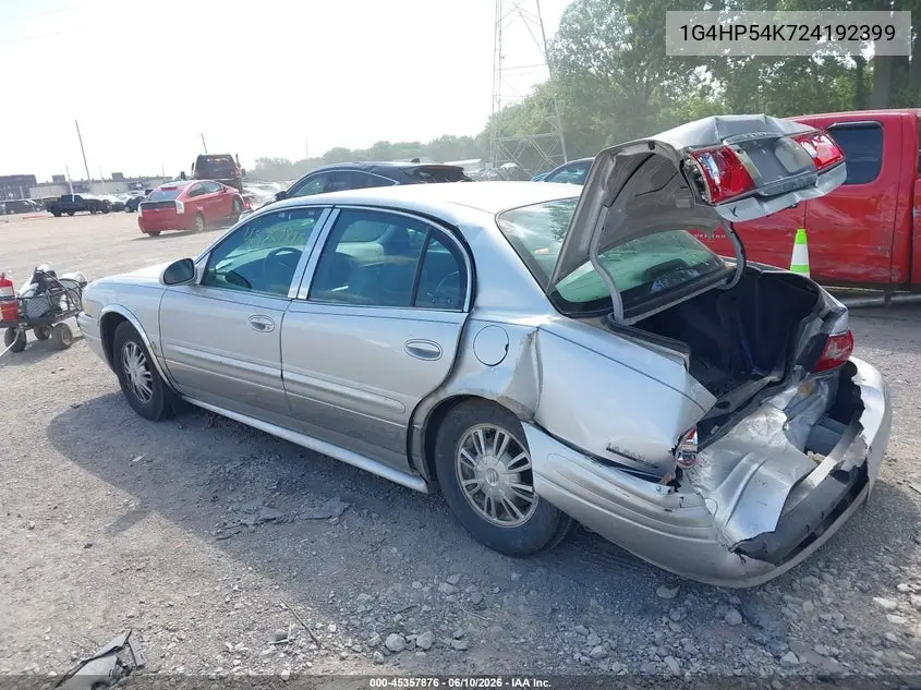 2002 Buick Lesabre Custom VIN: 1G4HP54K724192399 Lot: 45357876