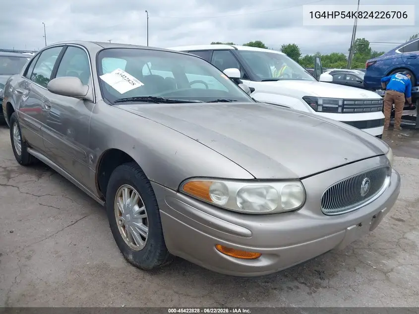 2002 Buick Lesabre Custom VIN: 1G4HP54K824226706 Lot: 45422828