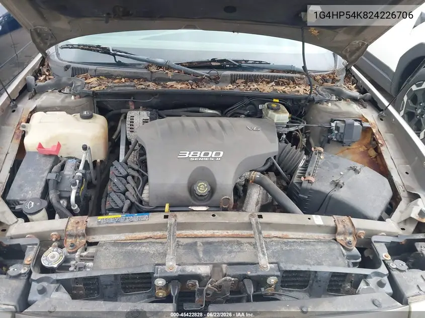 2002 Buick Lesabre Custom VIN: 1G4HP54K824226706 Lot: 45422828