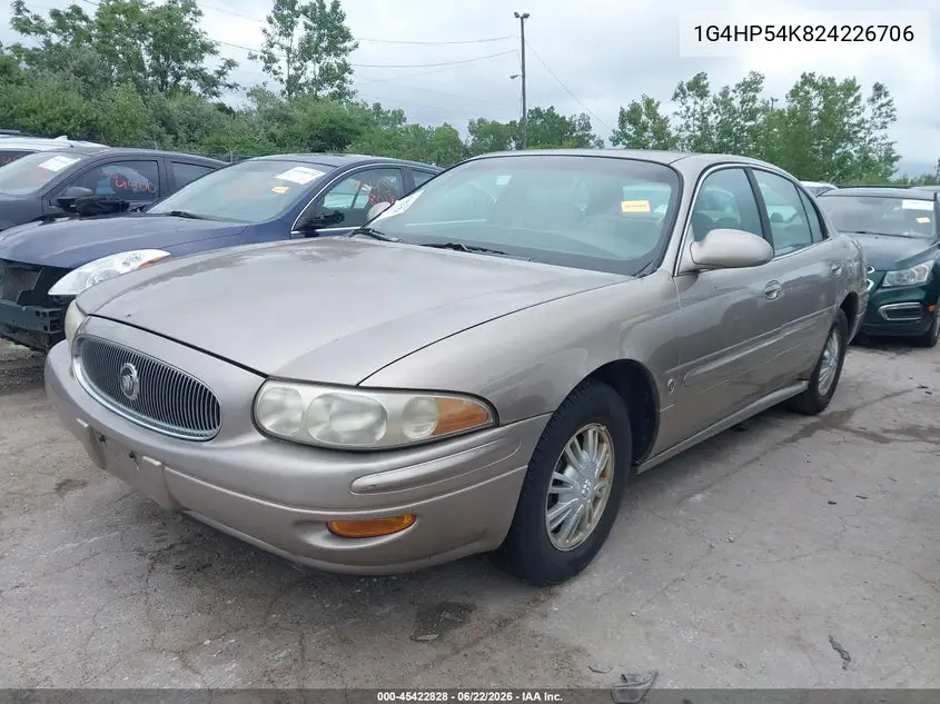 2002 Buick Lesabre Custom VIN: 1G4HP54K824226706 Lot: 45422828