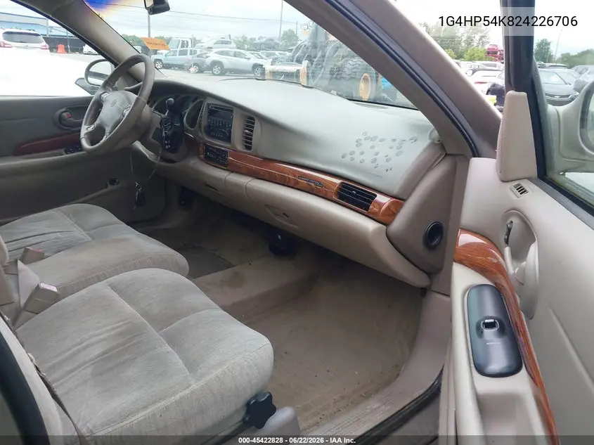 2002 Buick Lesabre Custom VIN: 1G4HP54K824226706 Lot: 45422828