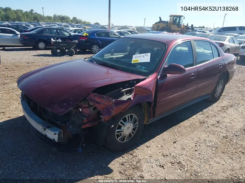 2002 Buick Lesabre Limited VIN: 1G4HR54K52U138268 Lot: 45457879