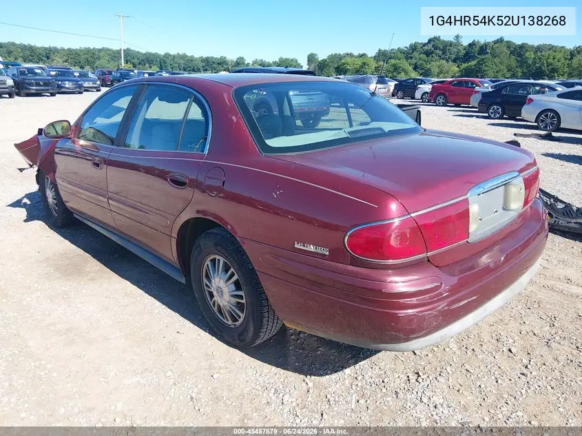 2002 Buick Lesabre Limited VIN: 1G4HR54K52U138268 Lot: 45457879