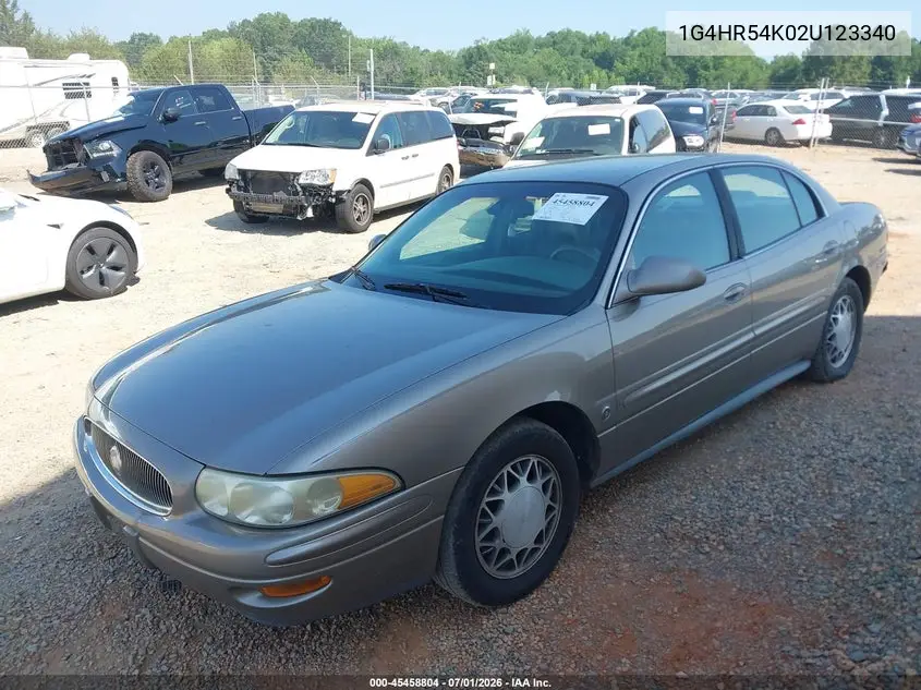 2002 Buick Lesabre Limited VIN: 1G4HR54K02U123340 Lot: 45458804
