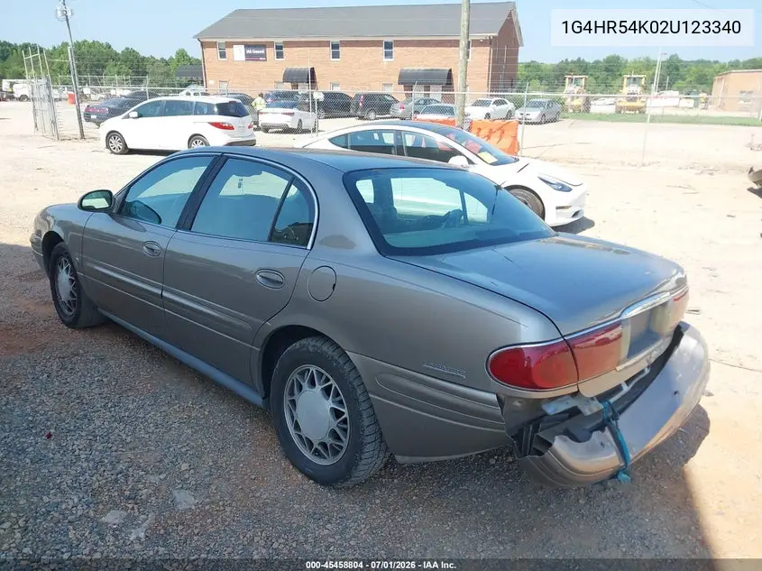 2002 Buick Lesabre Limited VIN: 1G4HR54K02U123340 Lot: 45458804