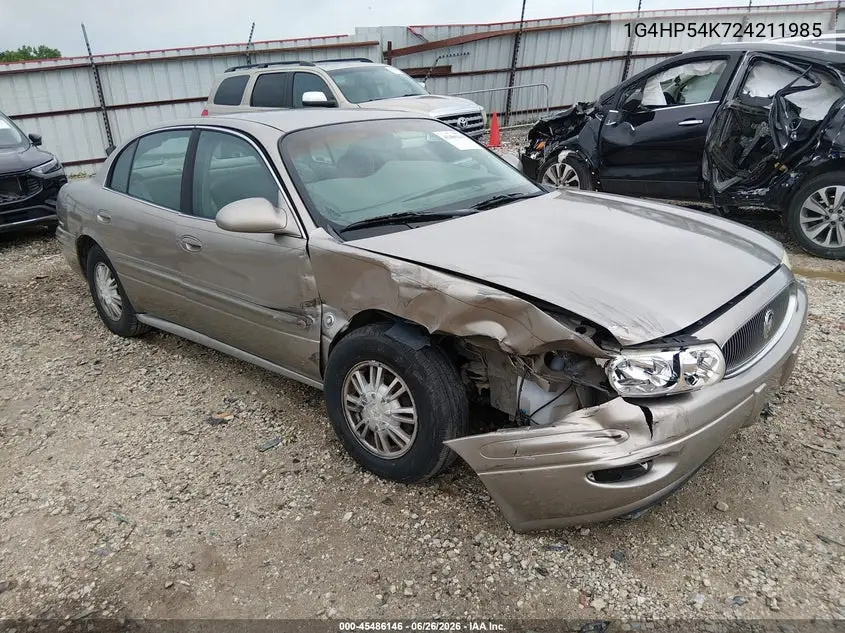 2002 Buick Lesabre Custom VIN: 1G4HP54K724211985 Lot: 45486146