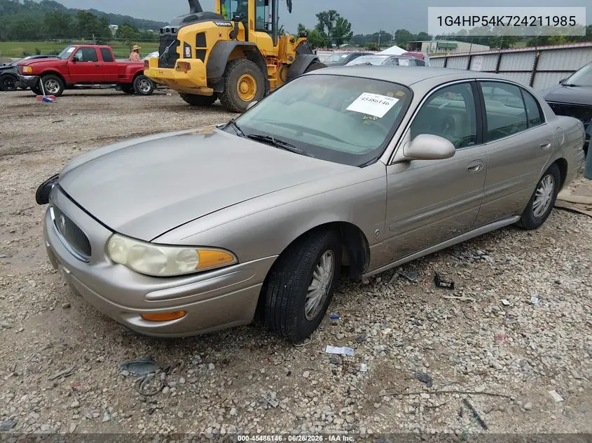 2002 Buick Lesabre Custom VIN: 1G4HP54K724211985 Lot: 45486146