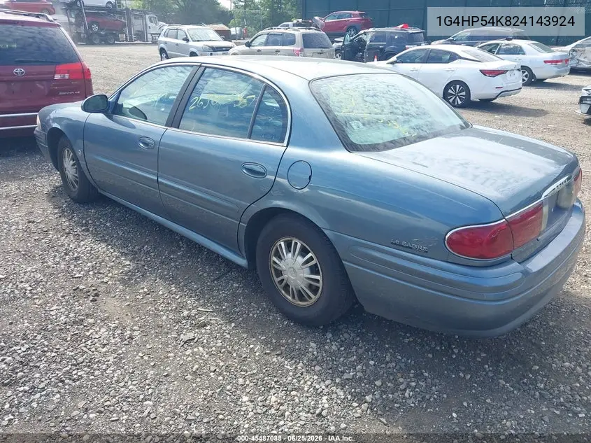 2002 Buick Lesabre Custom VIN: 1G4HP54K824143924 Lot: 45487088