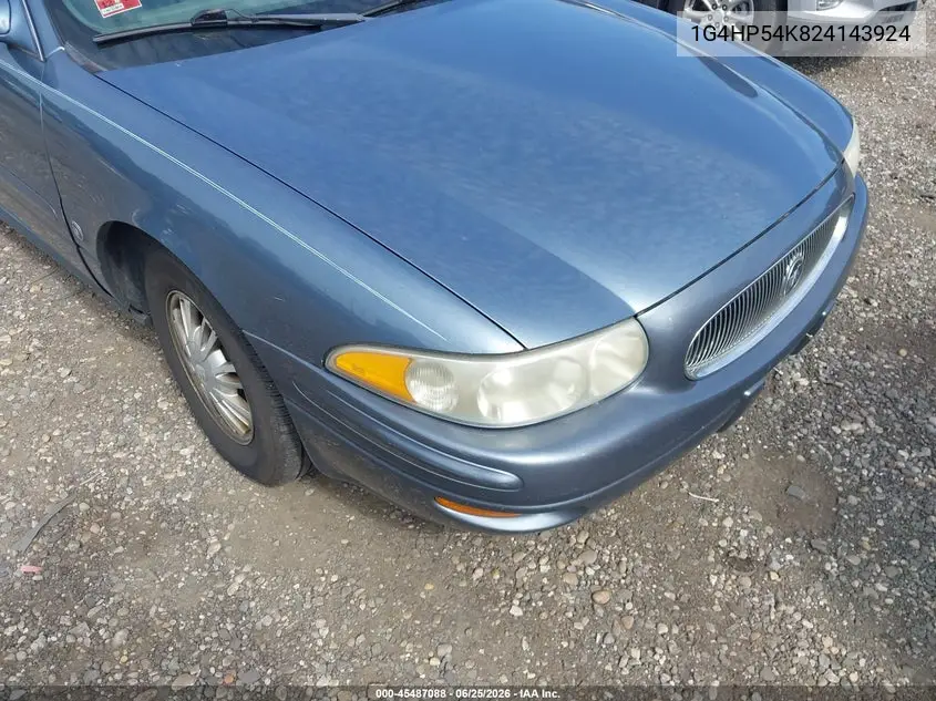 2002 Buick Lesabre Custom VIN: 1G4HP54K824143924 Lot: 45487088