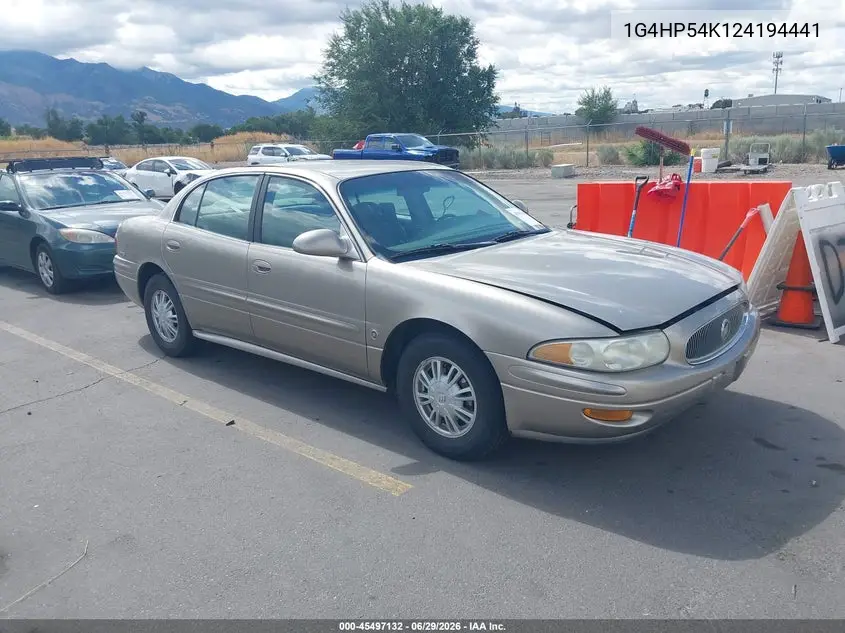 2002 Buick Lesabre Custom VIN: 1G4HP54K124194441 Lot: 45497132