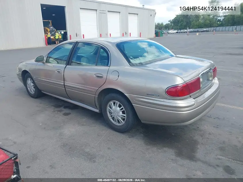 2002 Buick Lesabre Custom VIN: 1G4HP54K124194441 Lot: 45497132