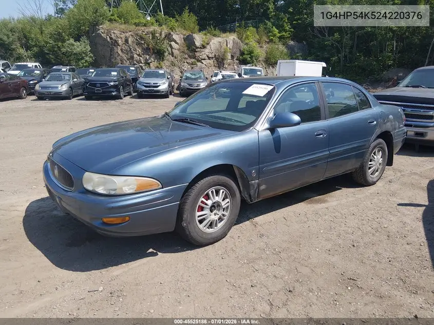 2002 Buick Lesabre Custom VIN: 1G4HP54K524220376 Lot: 45525186