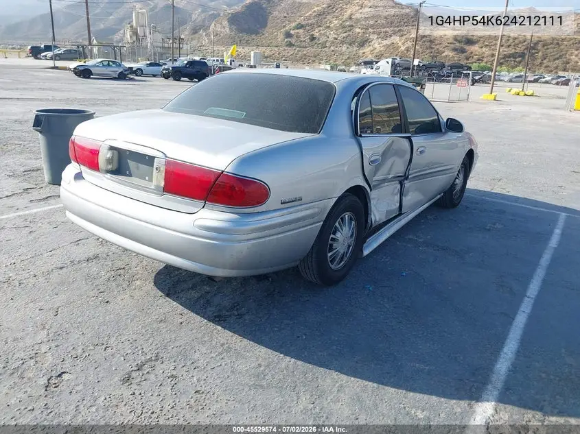 2002 Buick Lesabre Custom VIN: 1G4HP54K624212111 Lot: 45529574