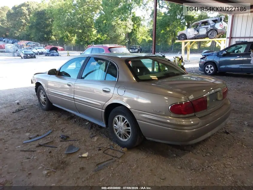 2002 Buick Lesabre Limited VIN: 1G4HR54KX2U227186 Lot: 45558880