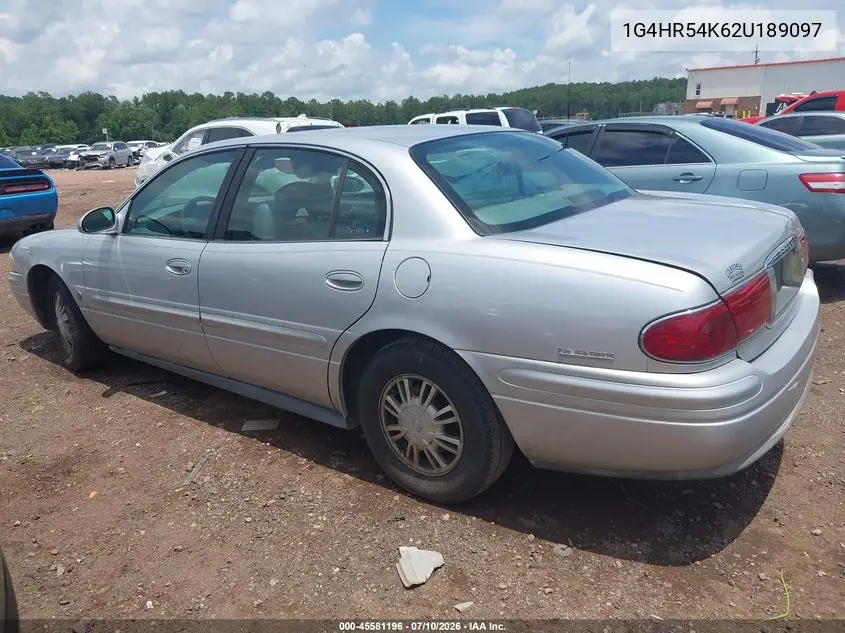 2002 Buick Lesabre Limited VIN: 1G4HR54K62U189097 Lot: 45581196