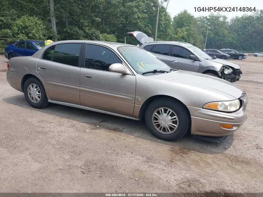 2002 Buick Lesabre Custom VIN: 1G4HP54KX24148364 Lot: 45639610