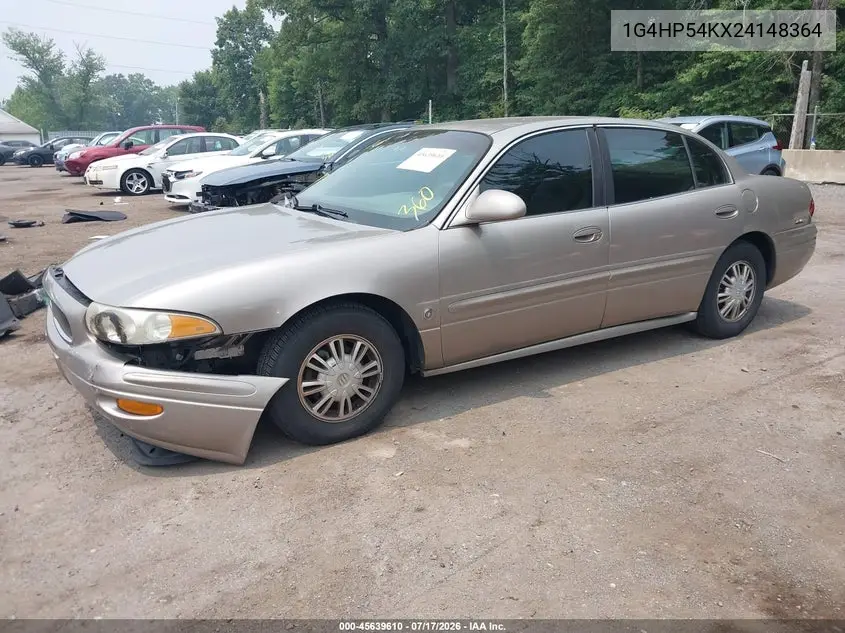 2002 Buick Lesabre Custom VIN: 1G4HP54KX24148364 Lot: 45639610