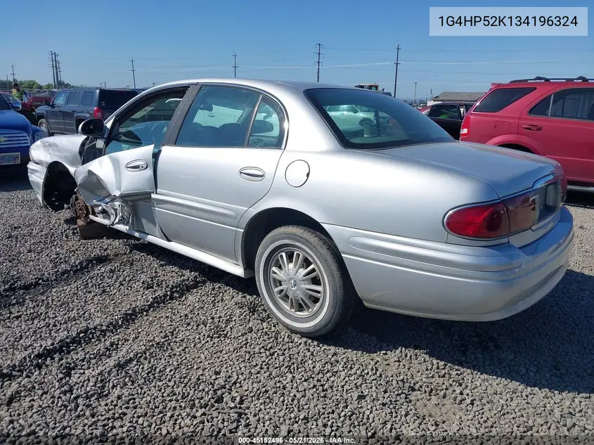 2003 Buick Lesabre Custom VIN: 1G4HP52K134196324 Lot: 45152496