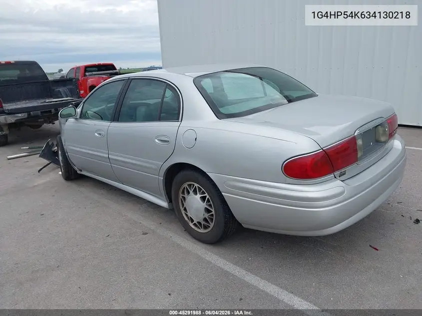 2003 Buick Lesabre Custom VIN: 1G4HP54K634130218 Lot: 45291988