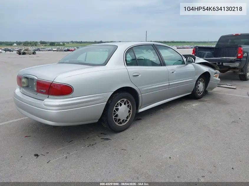 2003 Buick Lesabre Custom VIN: 1G4HP54K634130218 Lot: 45291988